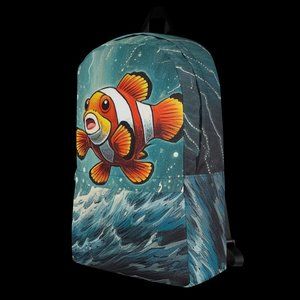 Full Size Clown Fish Backpack